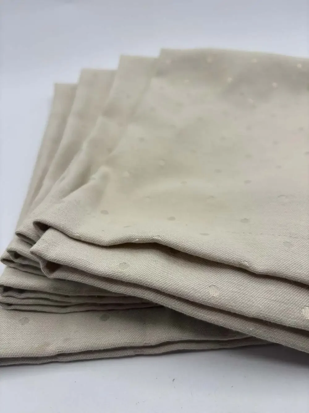 Kate Spade New York Larabee Polka Dot Napkins in Neutral Tan, Set of 4